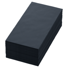 119202939 Servett Duni Dunisoft Bio Svart 1/8 40x40cm