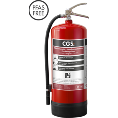 60019860 Brandsläckare Vatten med flourfri tillsats CGS 9L röd