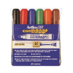 EK5176W96 Artline 517 Whiteboard Marker - Set of 6