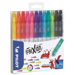 SWFCS12 Fiberpenna Pilot Frixion color 12-pack