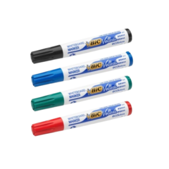 904950 Whiteboardpennor Bic Velleda Rak Spets 4 färger