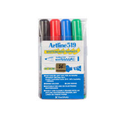 EK5194W94 Artline 519 Whiteboard Marker Set of 4