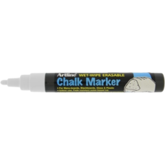 EPW4WHITE Artline Chalk Marker 4.0mm White