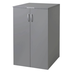 VR02G Källsorteringsskåp Oden Grå