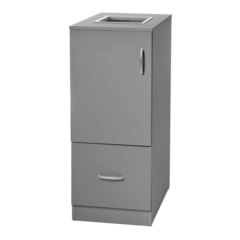 VR06G Källsorteringsskåp Idun Grå