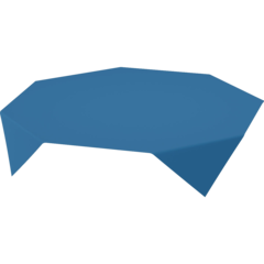119222129 Duni Dunicel Dark Blue Table Cover 84x84cm