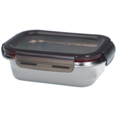 260650 Matlåda RF Stål Med Lock 0,65