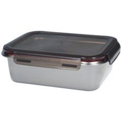 262250 Lunch Box RF Steel with Lid 2.2L