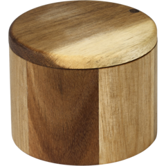 H25147 Holm Acacia Salt Cellar 8.9x7cm