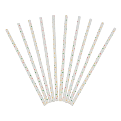 HIS64418 Papperssugrör Strössel 24-Pack