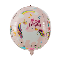 HIS64347 Folieballong Unicorn Orb 35cm