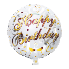 HIS64574 Hisab Folieballong Happy Bday
