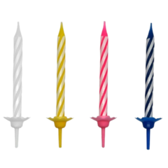 HIS25 Hisab Joker Tårtljus 24-pack