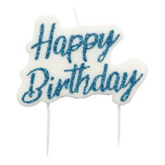 HIS70657 Tårtljus Happy Bday 10cm