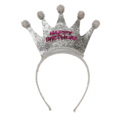 HIS90745 Diadem Happy Bday Crown