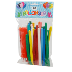 HIS79928 Figurballonger Inkl. Pump 20p