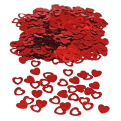 HIS79605 Hisab Konfetti Hjärta Röd