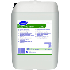 7508376 Diversey Clax 100 Color 22B2 10L Laundry Booster