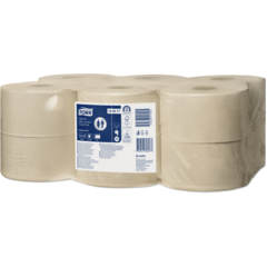 157120377 Toalettpapper Tork Mini Jumbo Advanced Natur 2-lag T2