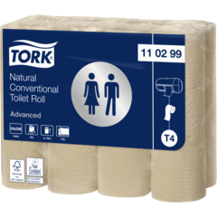 157110299 Toalettpapper Tork Advanced 2-lag Natur T4