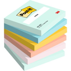 7100259201 Post-It Beachside Notes 76x76mm 100 Sheets