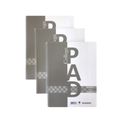 5334510203ER Kollegieblock Büngers PAD Rutat 3- Pack A4
