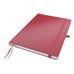 44720025 Anteckningsbok Leitz Linjerat Röd A4