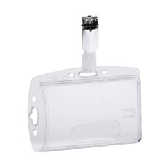 895619 ID-Korthållare Sluten Med Clips