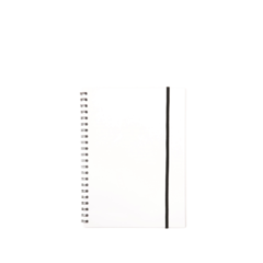 421060 A5 Clear Polypropylene Notebook