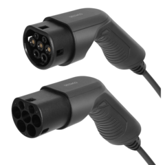 DELEV1205 Laddkabel Elbil Typ2 16A 5m