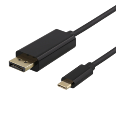 DELUSBCDP100 DisplayPort till USB-C Deltaco 1m