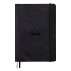 194150C Anteckningsbok Rhodia Med bokmärkesband Svart A5