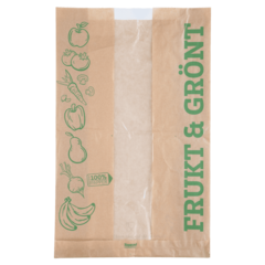 1000560-1 Fruktpåse med fönster 10L 200/150x365mm