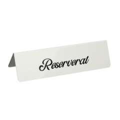 PRIPLRESSEWT Bordskylt Reserverat Securit