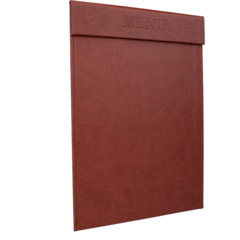 SEC1544 Menyhållare med Magnetklämma Peleman Läder A4