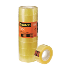 7100213206 3M Scotch Tape 508 15mm x 33m Transparent