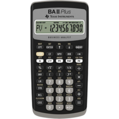 TIBAIIPLUS Finansräknare Texas Instruments TI-BA II Plus