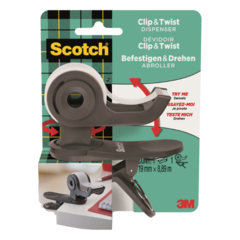 7100225277 Tejphållare Scotch C19 Grå Inklusive tejp