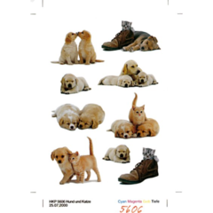5606 Stickers Dekor Hundvalp