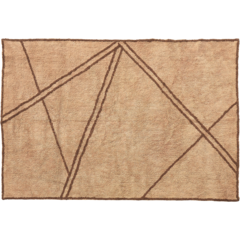 VC22 Matta Brun Med Mönster