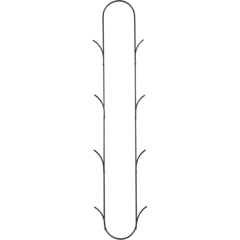 VC11069 Tidning/Tallrik Ställ H110cm