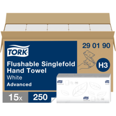 157290190 Pappershandduk Tork Advanced Spolbar V-vikt 2-lag H3