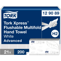 157129089-1 Pappershandduk Tork Xpress Spolbar Z-vikt 2-lag H2