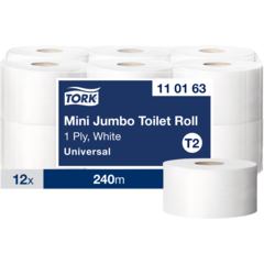157110163 Toalettpapper Tork Mini Jumbo Universal 1-lag T2