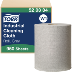 157520304 Rengöringsduk Flexibel Tork W1 Stor rulle 1-lag Grå