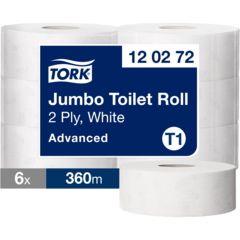 157120272 Toalettpapper Tork Jumbo Advanced 2-lag T1
