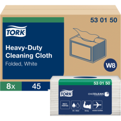 157530150 Rengöringsduk Kraftig Tork W8