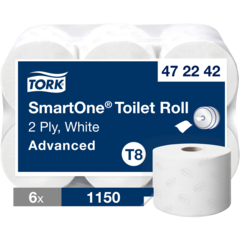 157472242 Toalettpapper Tork SmartOne Advanced 2-lag T8