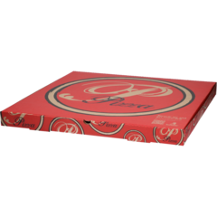 5040 Pizzakartong Röd 50x50x4cm