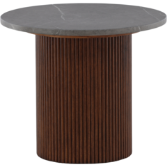 VD41000060 Sidobord Härön Valnöt Ø52cm